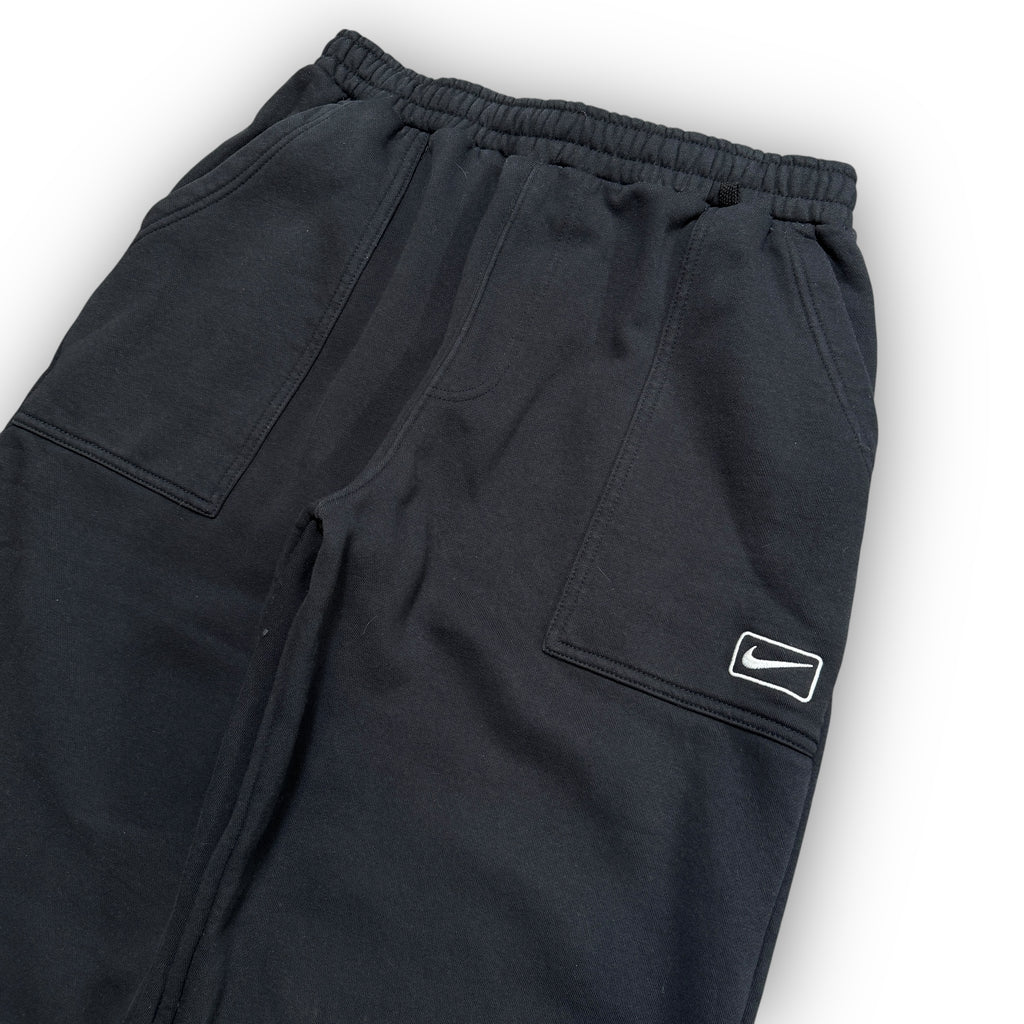 Black Nike Street Fleece Cotton Joggers (L)