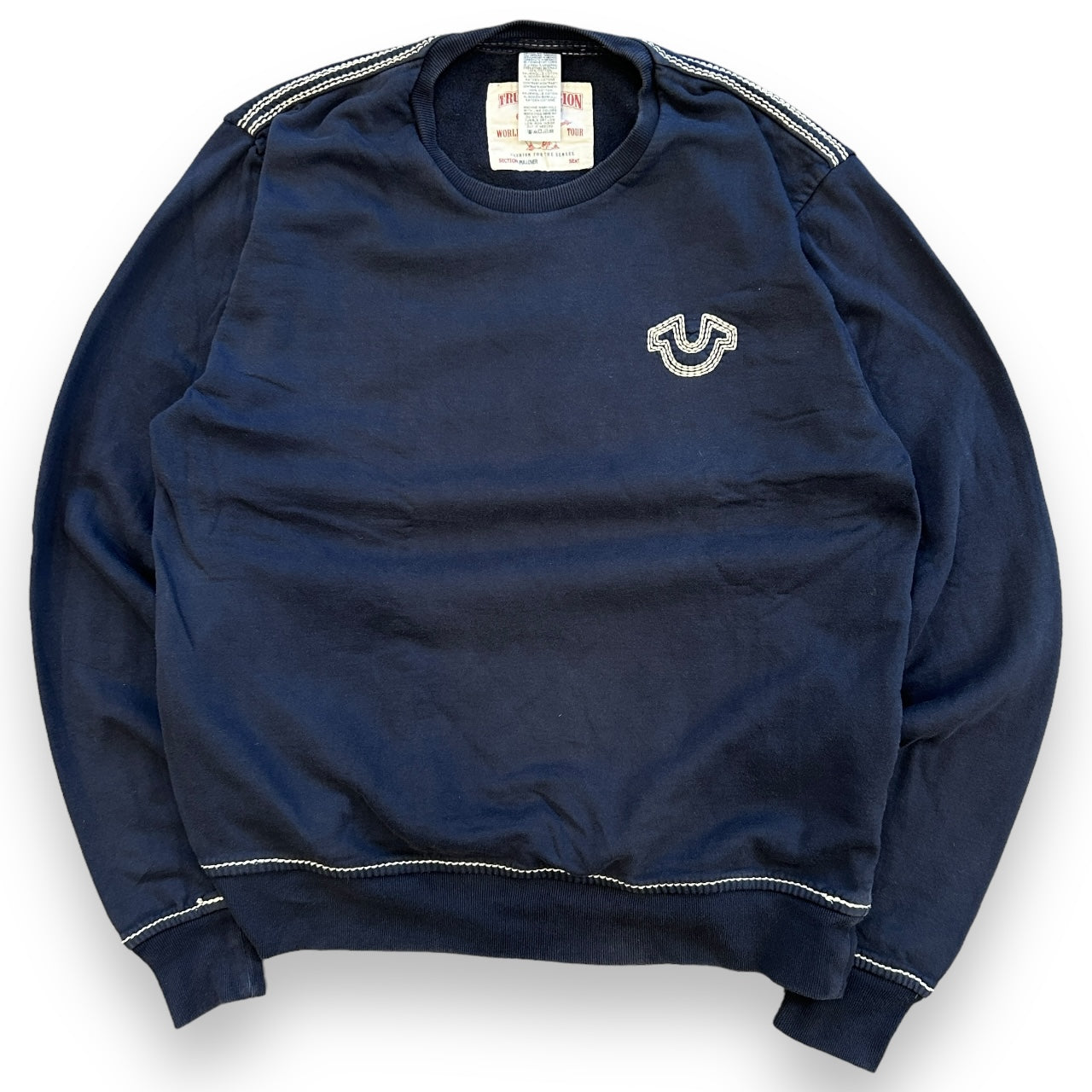 True Religion Contrast Stitch Sweatshirt (XXL)