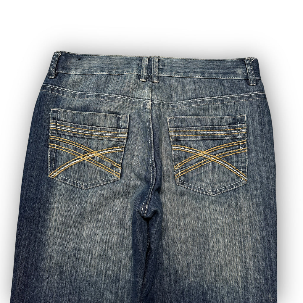 Japanese Embroidered Baggy Jeans (34")