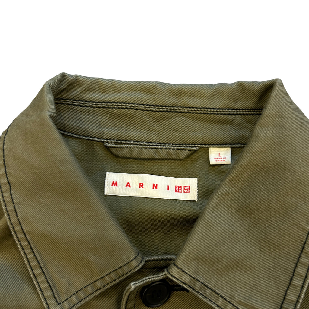 Khaki Marni x Uniqlo Chore Jacket (L)