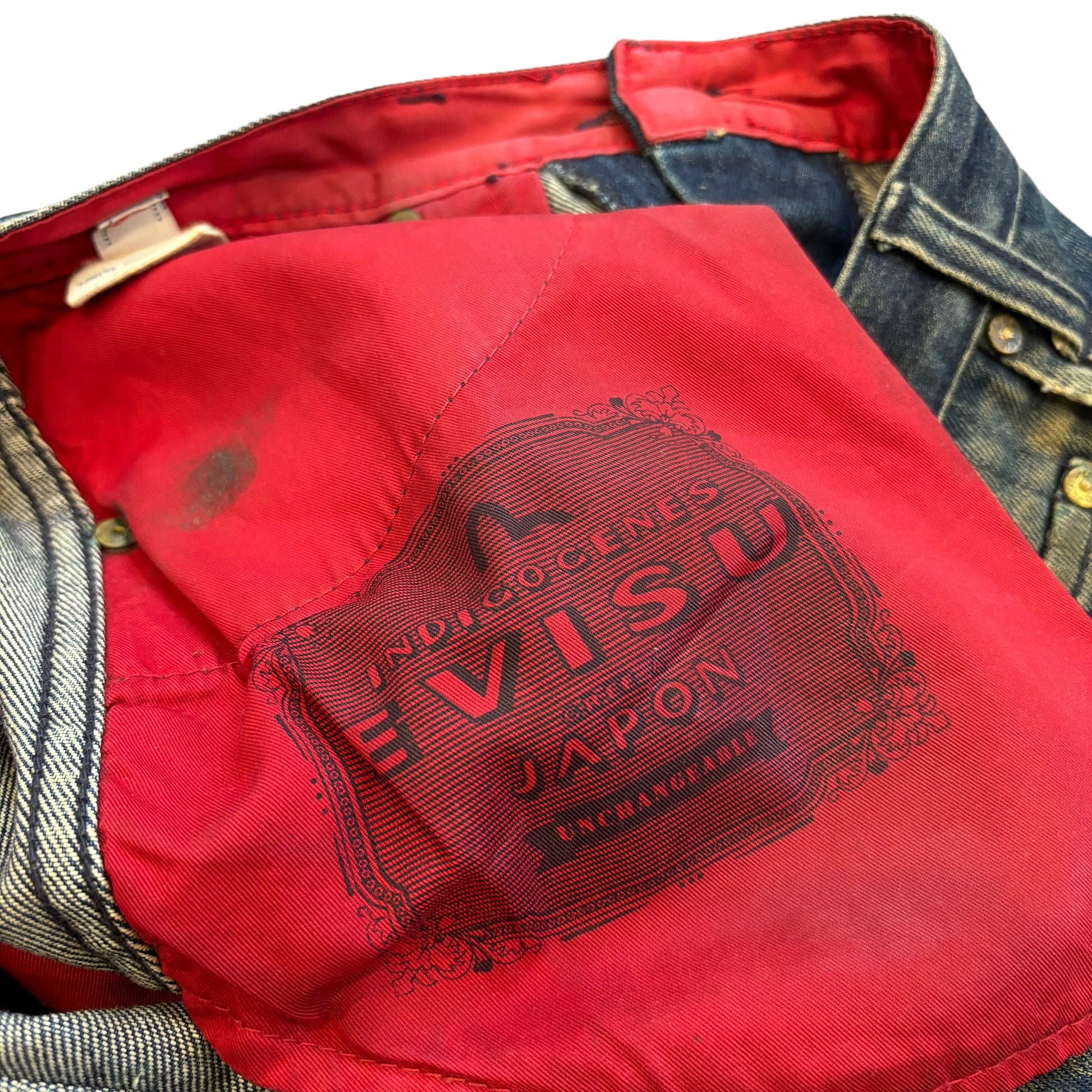 00's Baggy Evisu Diacock Jeans (34w)