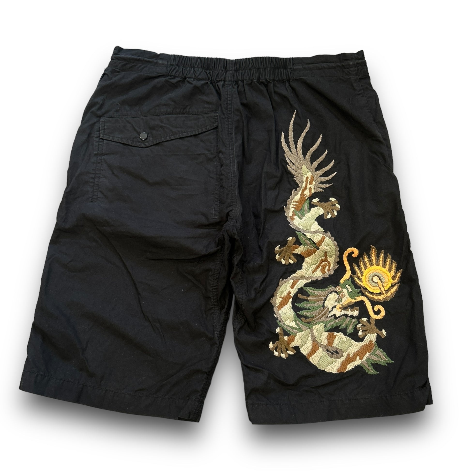 Maharishi Dragon Embroidered Shorts (M)