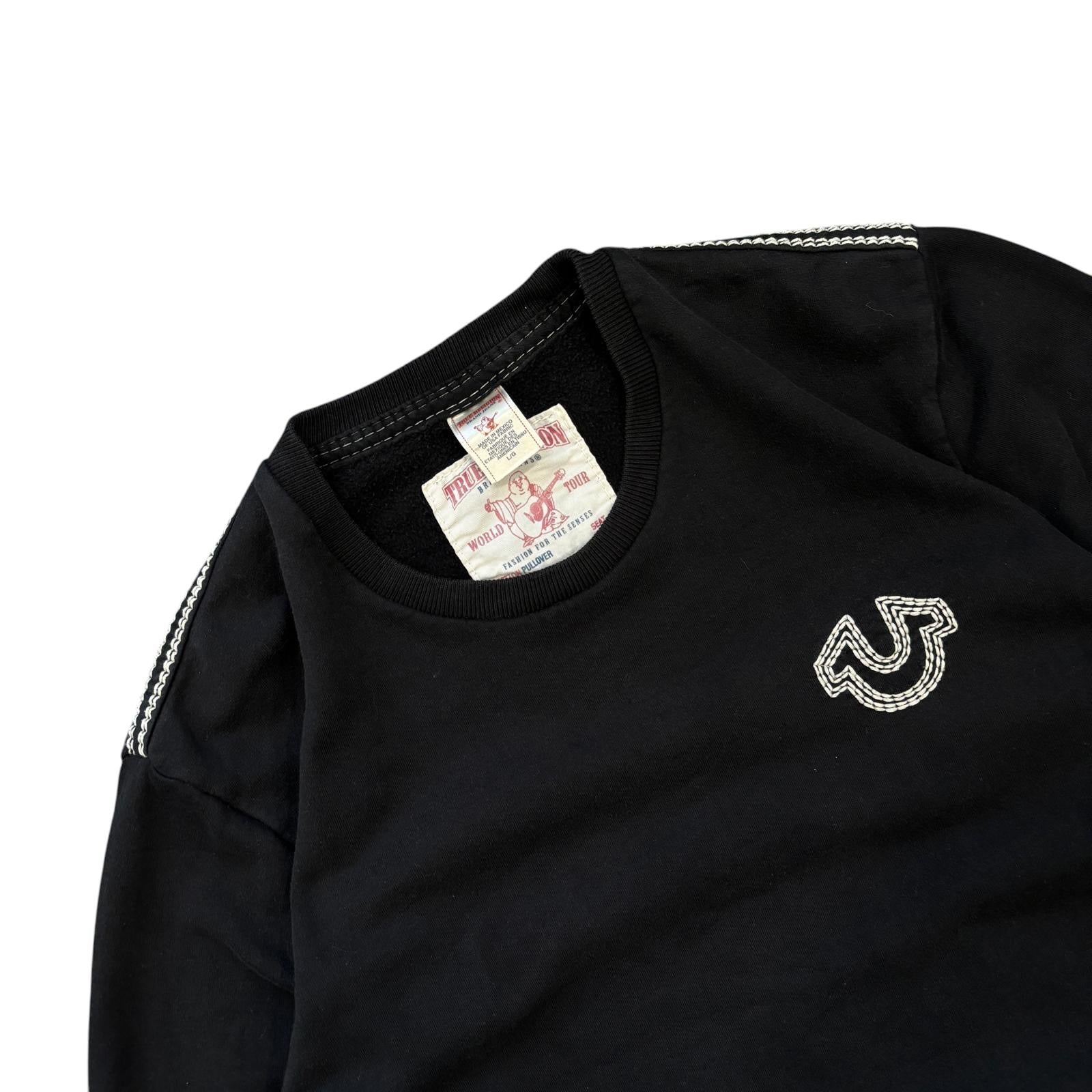 True Religion Contrast Stitch Sweatshirt (L)