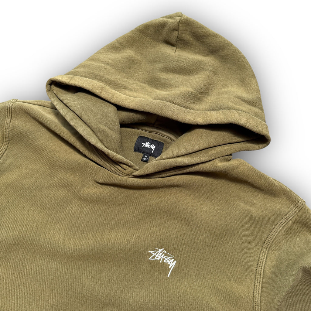 Khaki Green Stussy Hoodie (M)