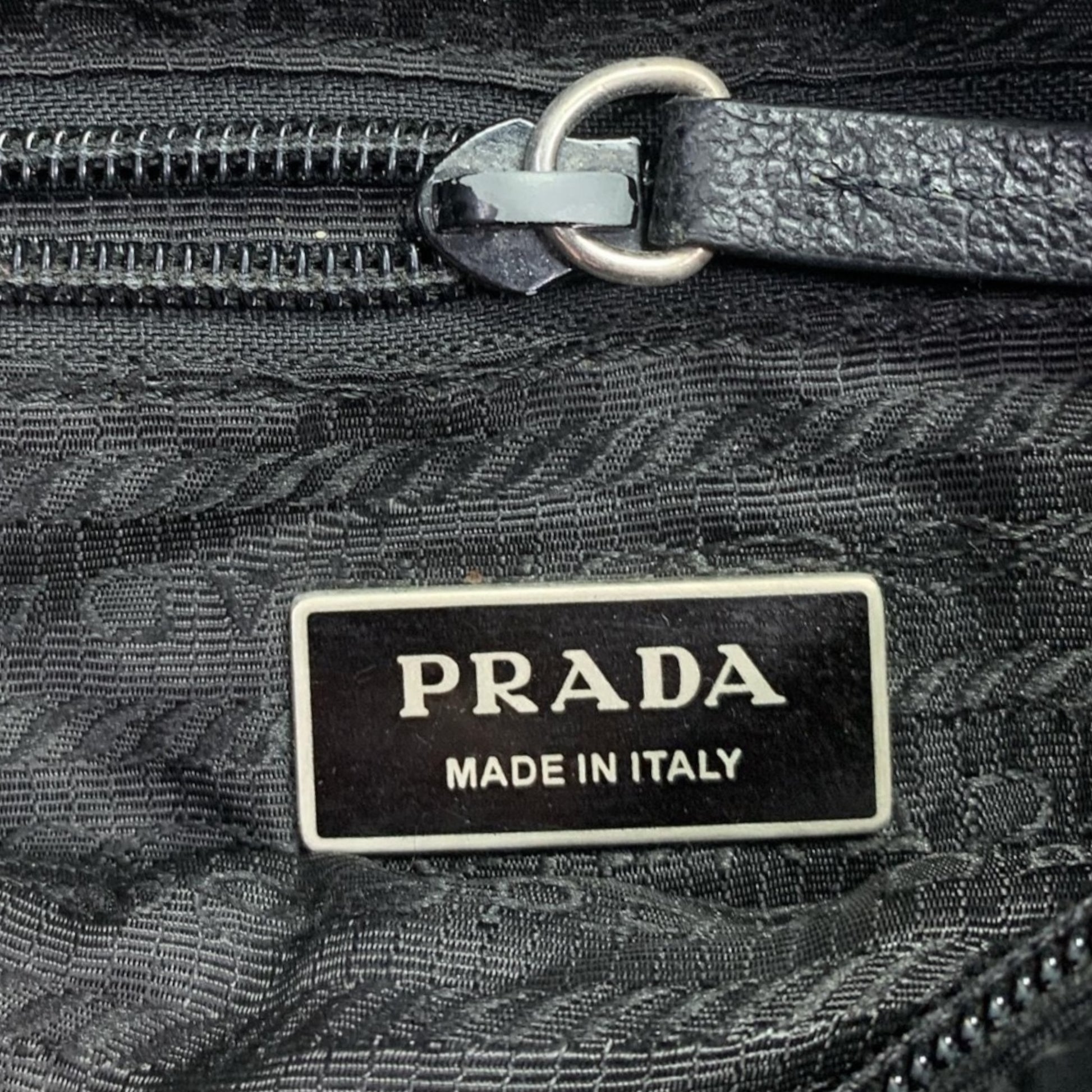 Black Prada Milano Side Bag