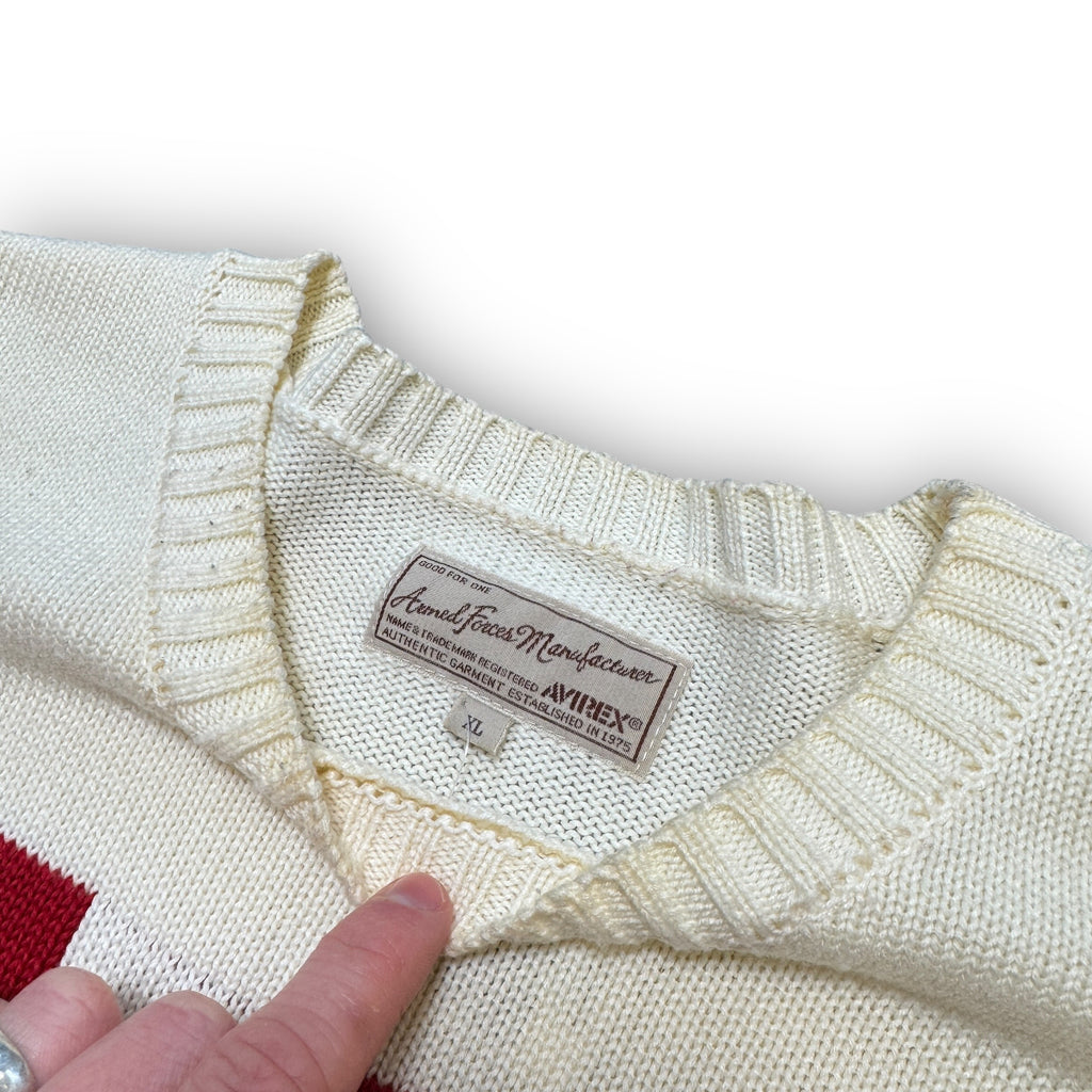Vintage Avirex Knit Jumper (XL)