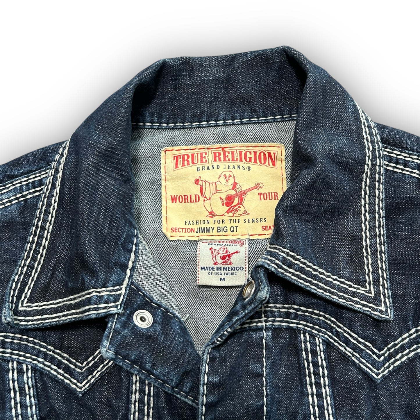 True Religion Big Stitch Denim Jacket (M)