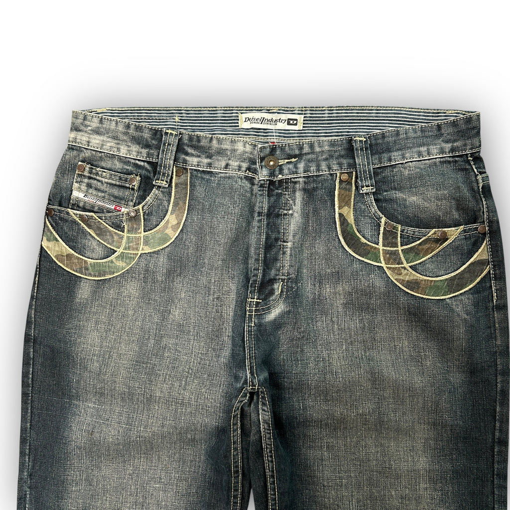 00s Diesel "GG" Embroidered Jeans (38")