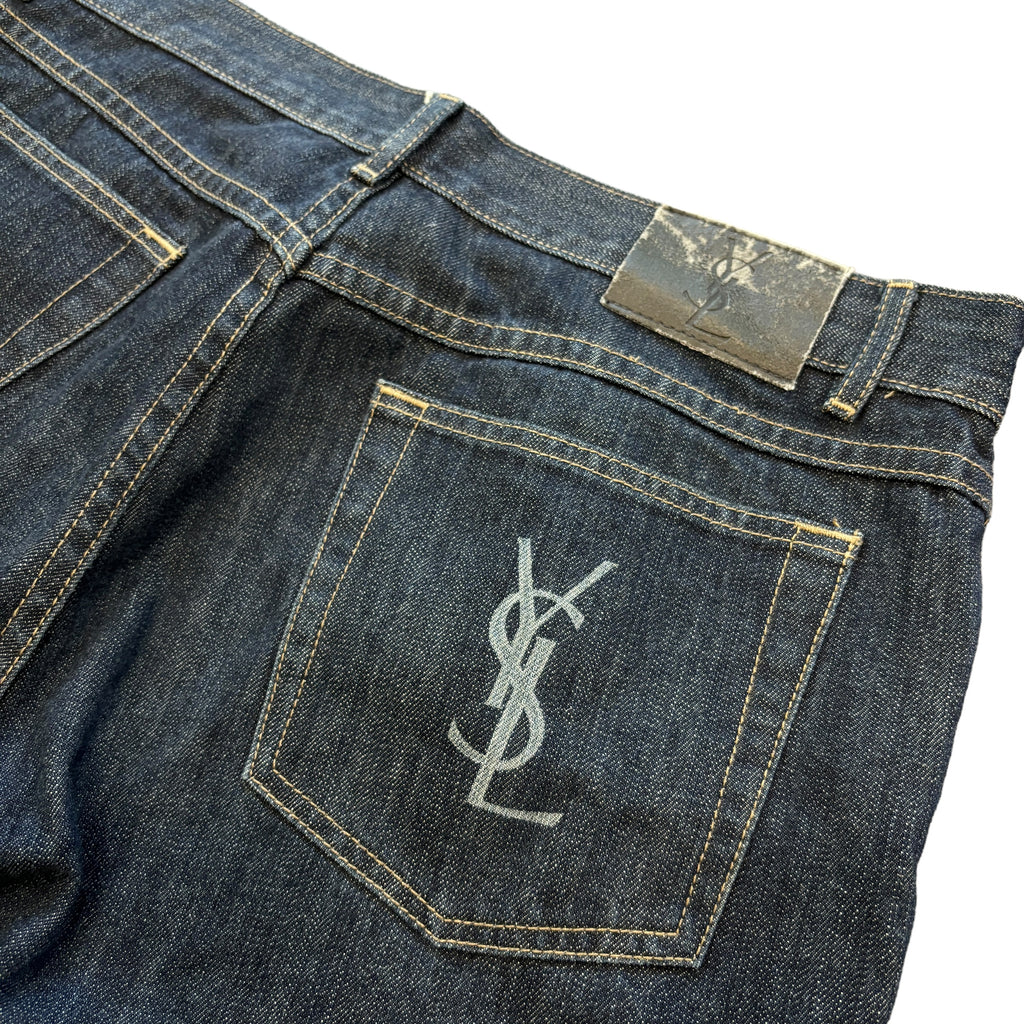 YSL Navy Baggy Jeans (36W)