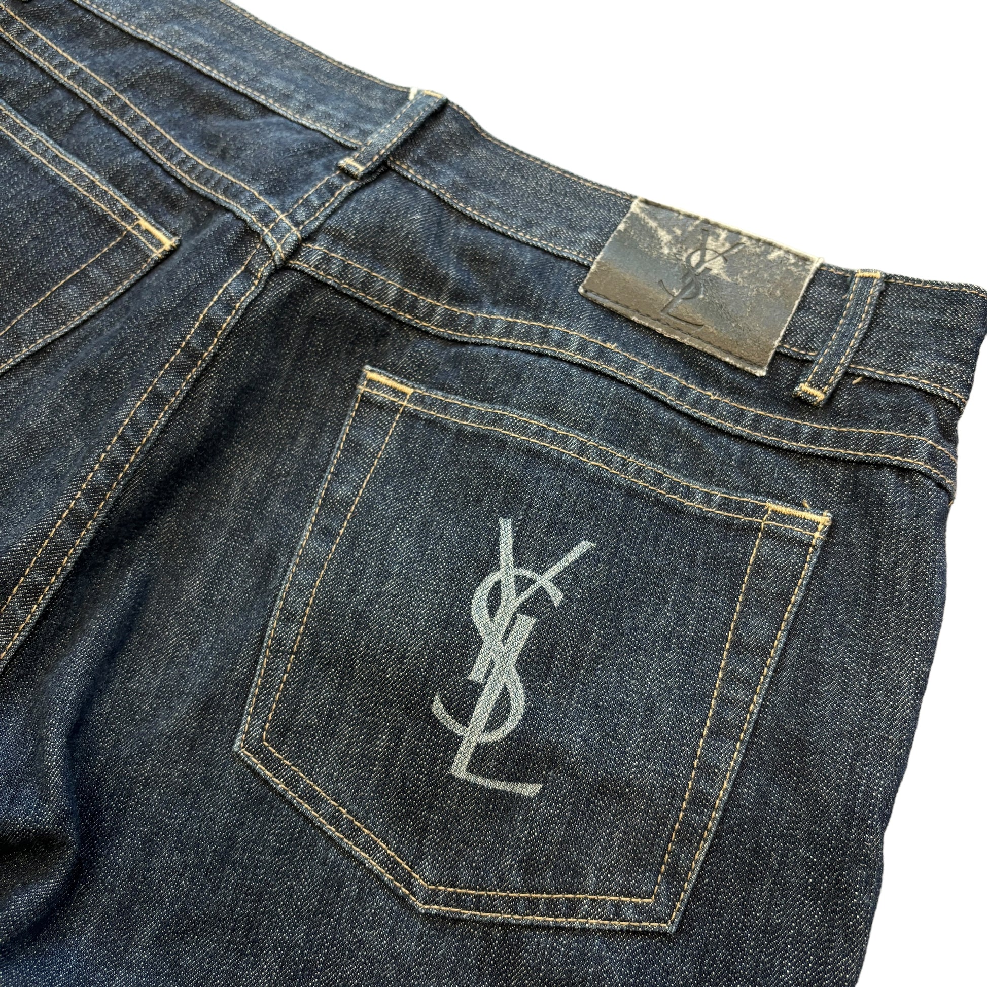 YSL Navy Baggy Jeans (36W)