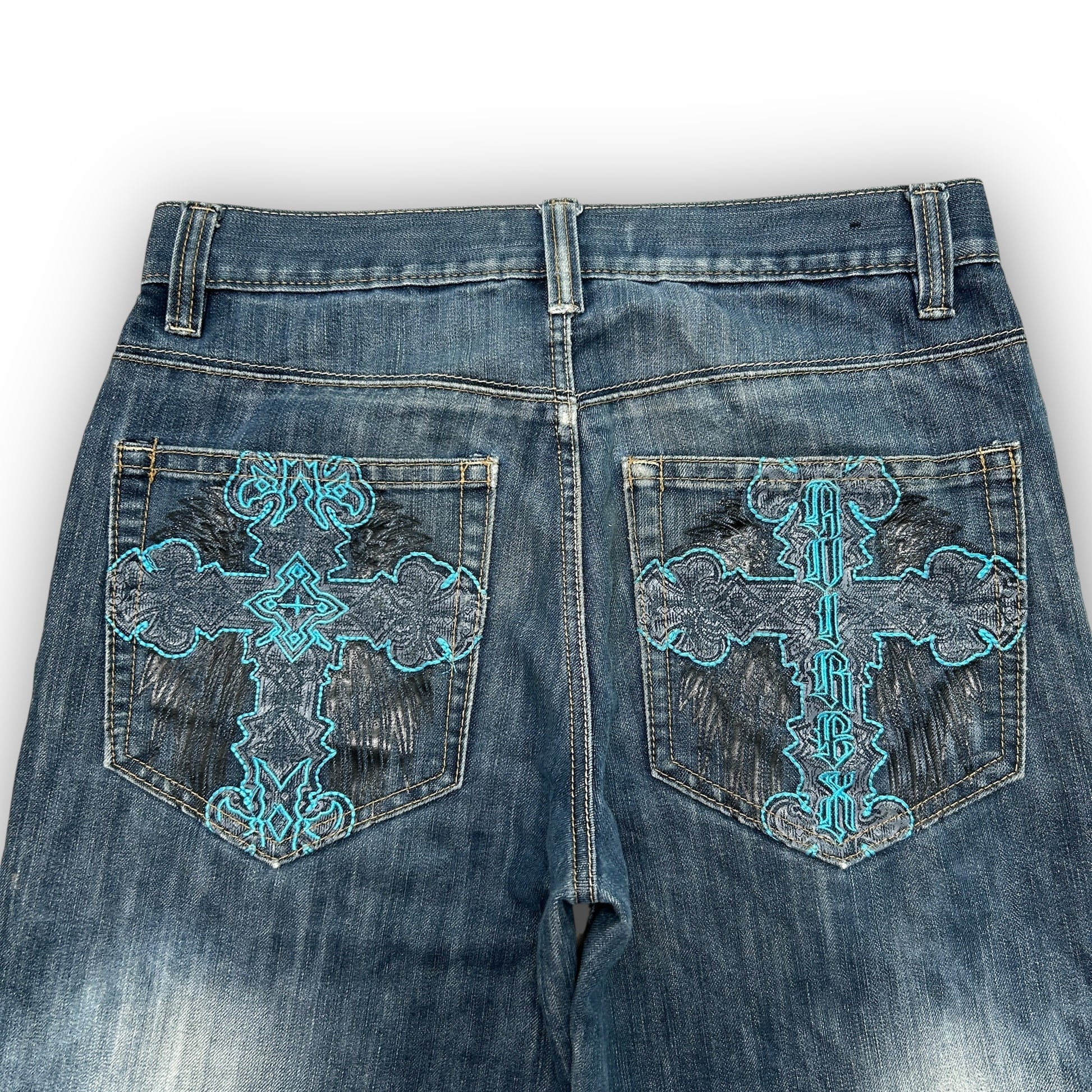 00s Avirex Embroidered Jorts (32”)