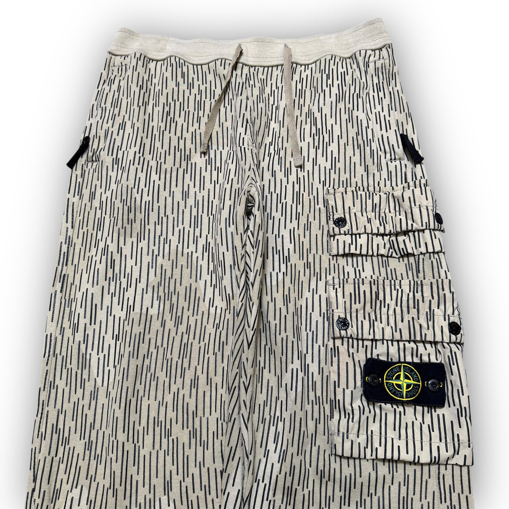 2021 Stone Island Rain Camo Cargo Joggers (S)