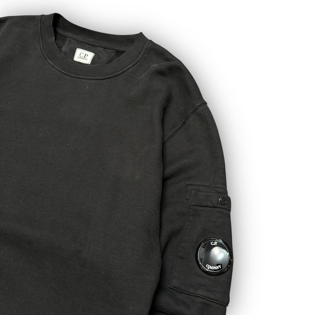 Black C.P Company Lens Sweatshirt (L)