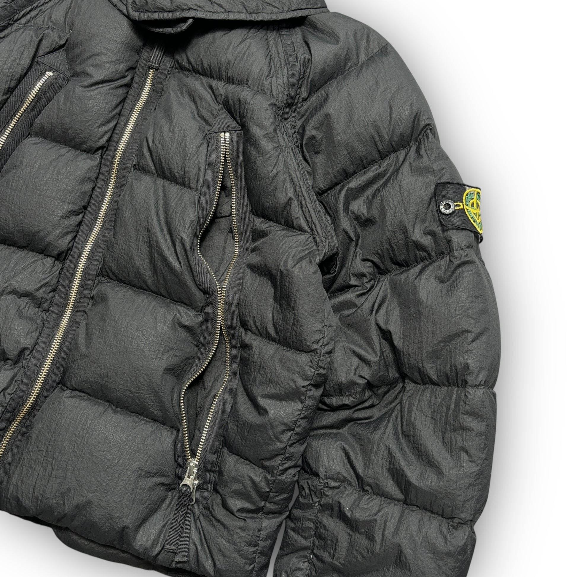 2009 Stone Island Opaque Mesh Badge Puffer (M)