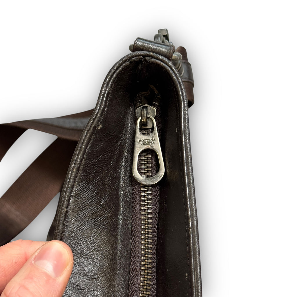 Bottega Veneta Nappa Intrecciato Messenger Bag