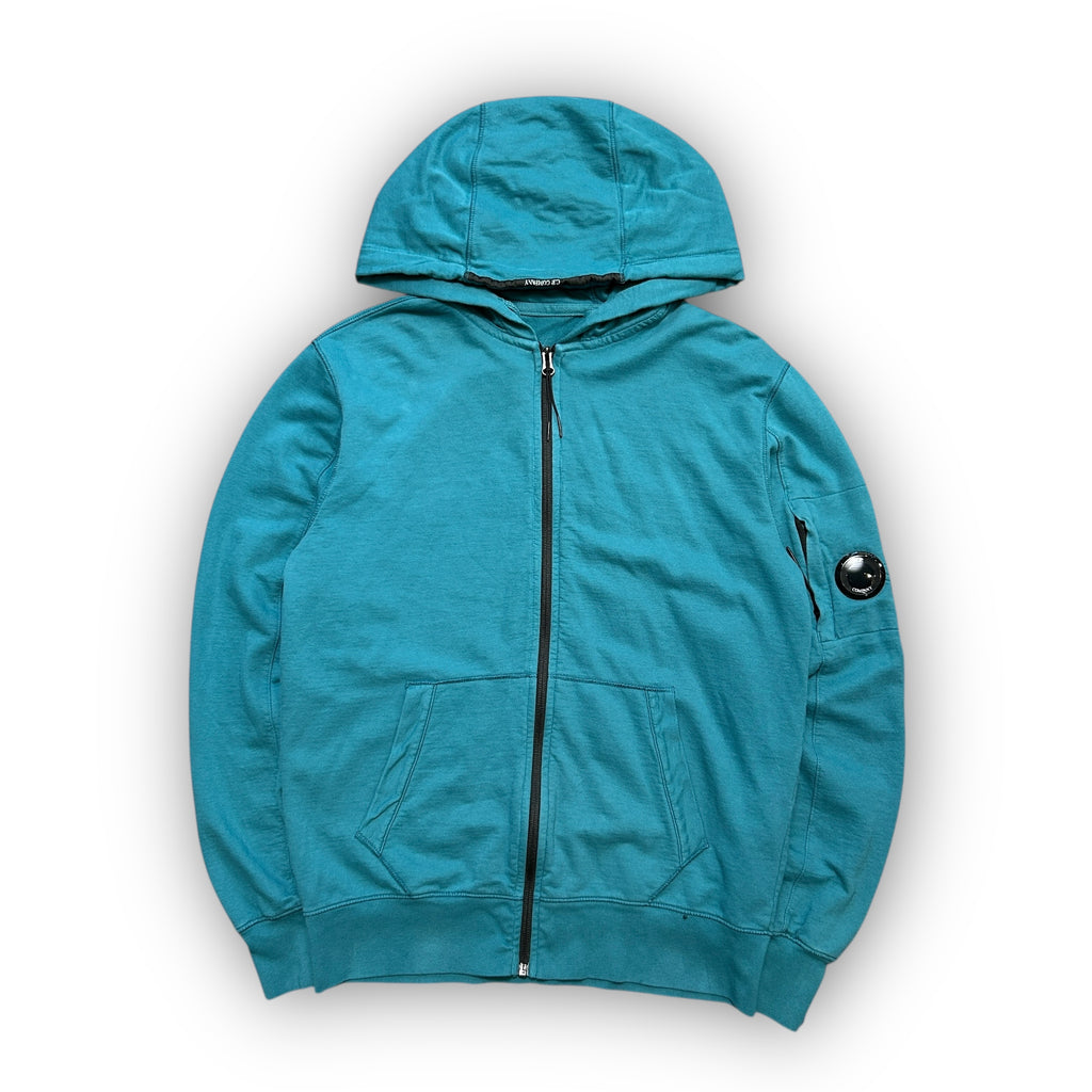 Blue C.P Company Zipped Hoodie (M)