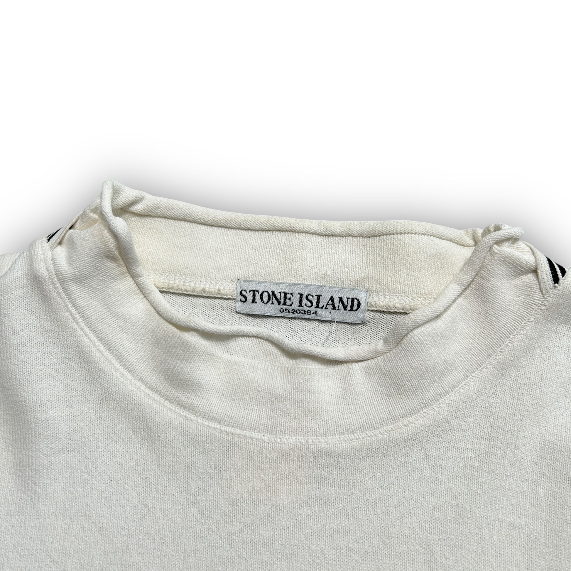 2006 White Stone Island Knit Jumper (M)