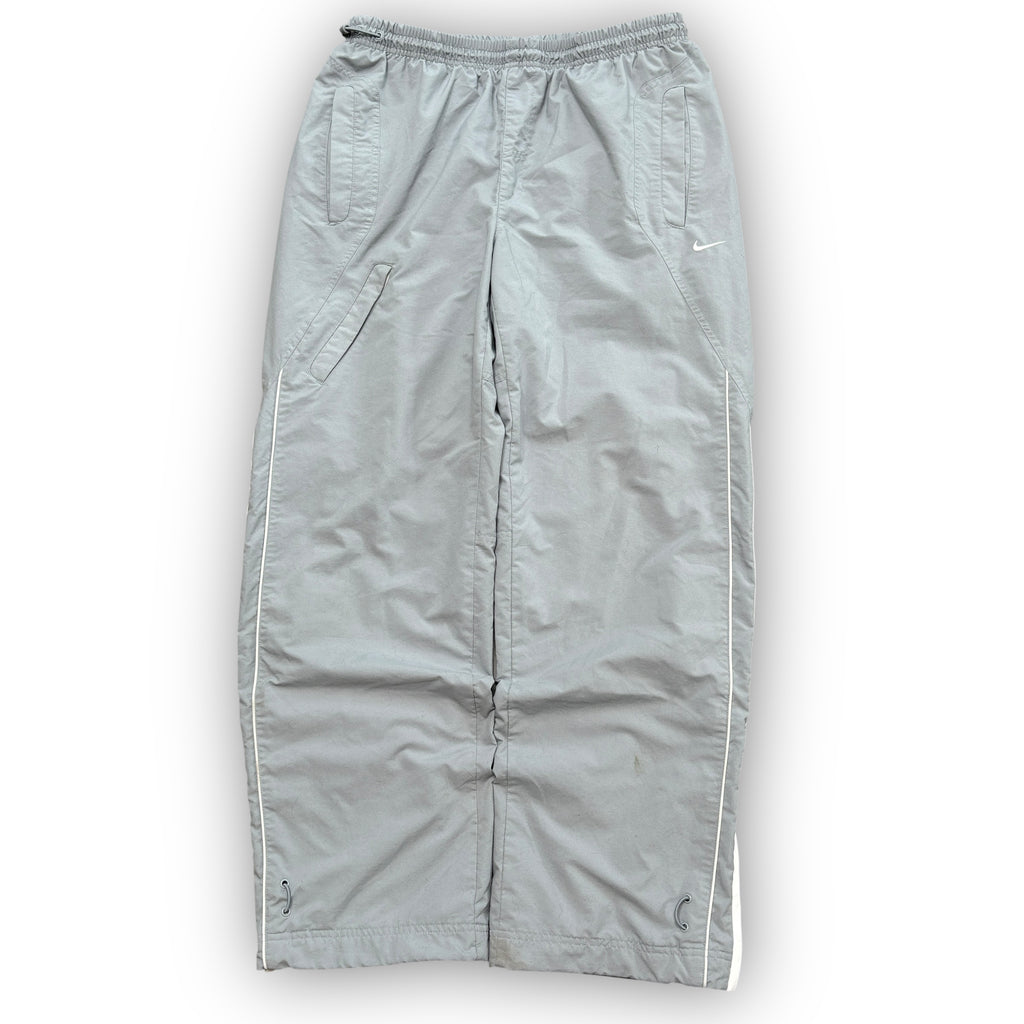 00s Light Grey Nike Track Pants (L)