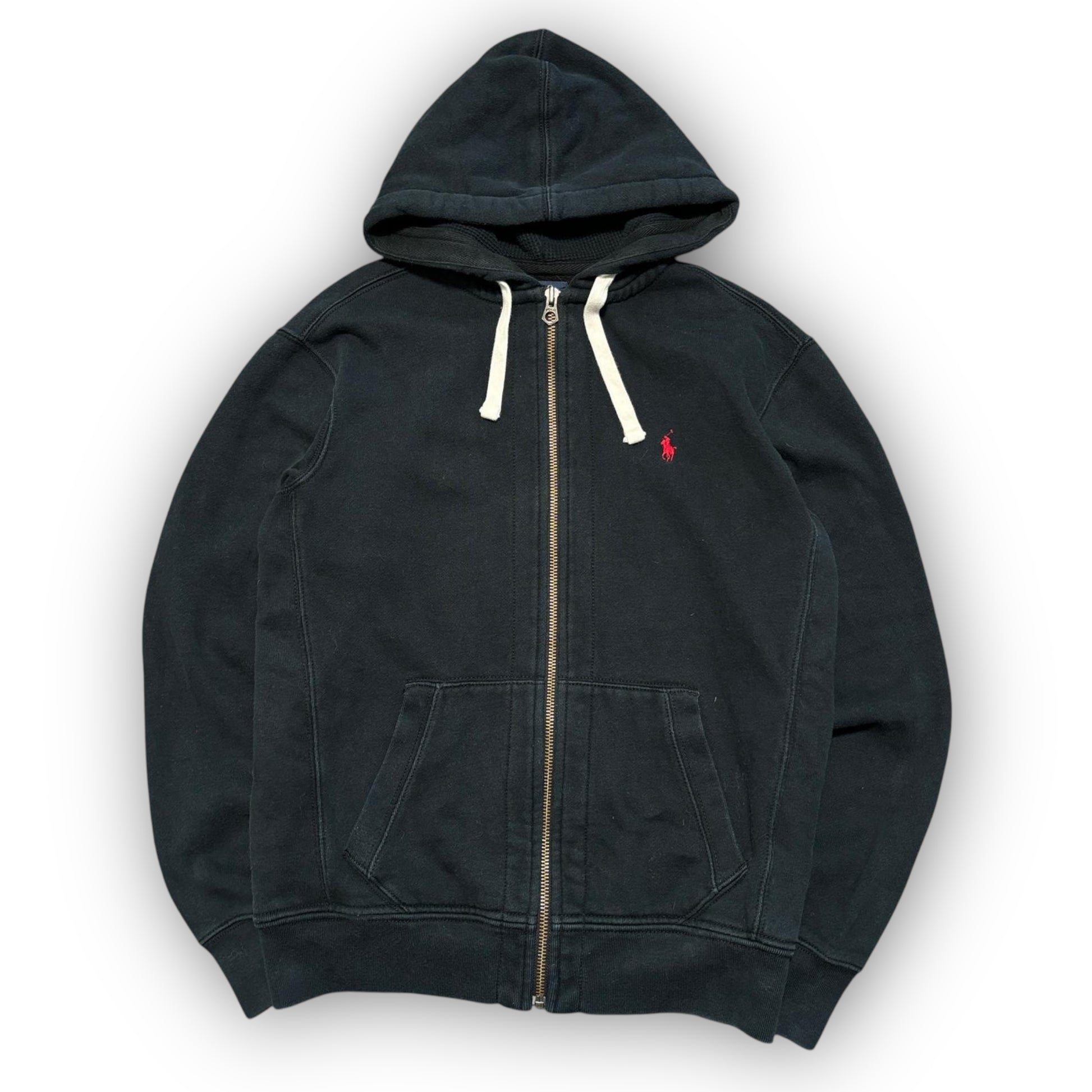 Black Polo Ralph Lauren Heavyweight Hoodie (M)