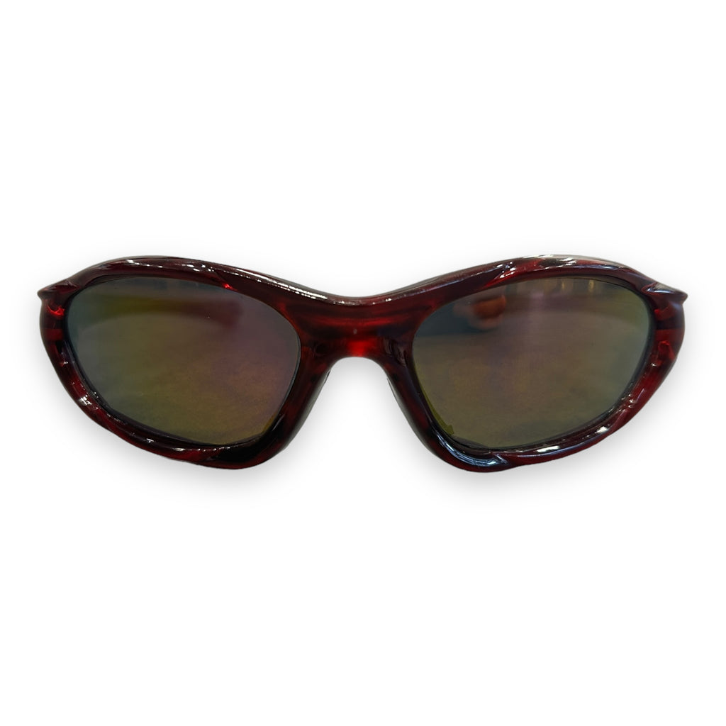 00's Red Unique Sunglasses