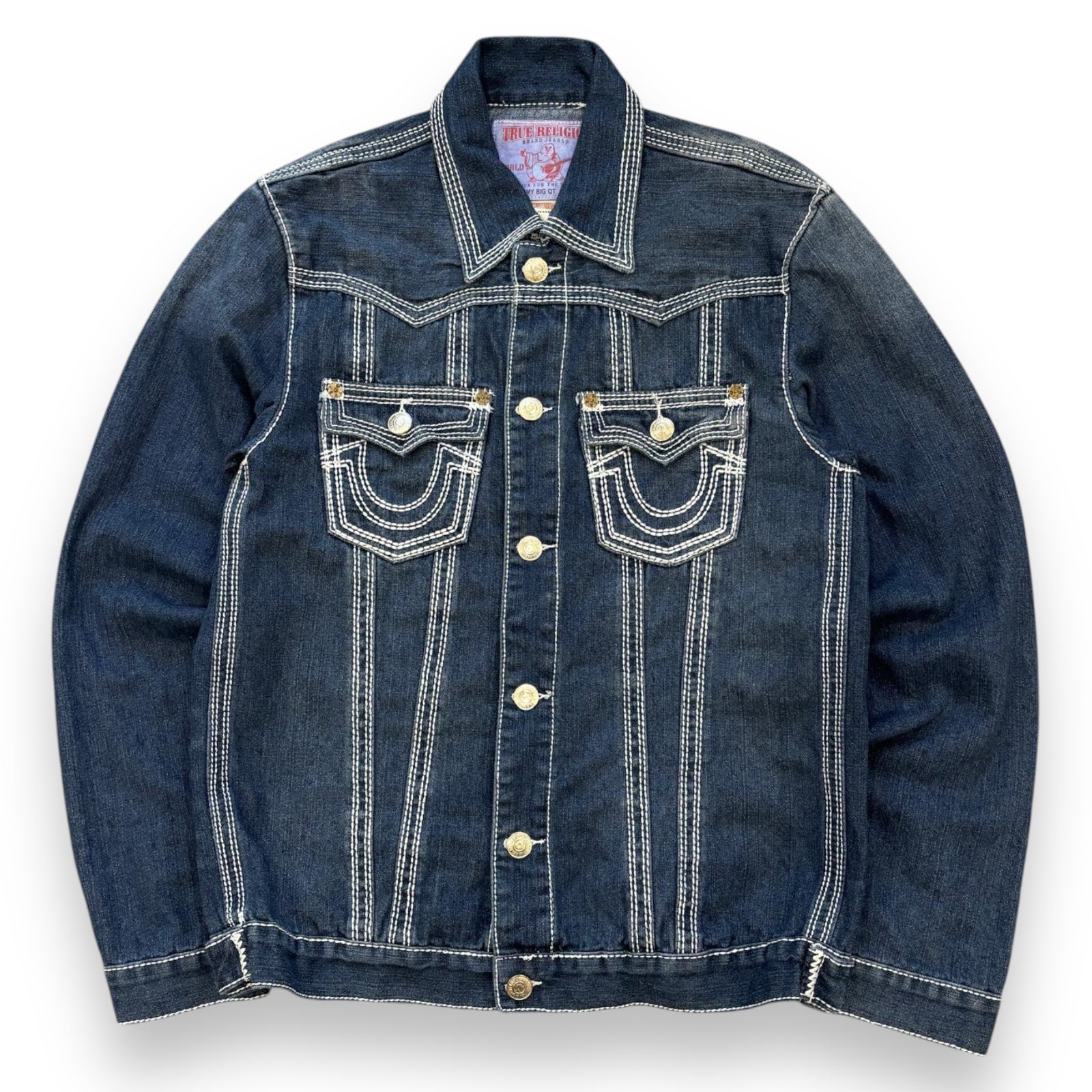 True Religion Big Stitch Denim Jacket (XL)
