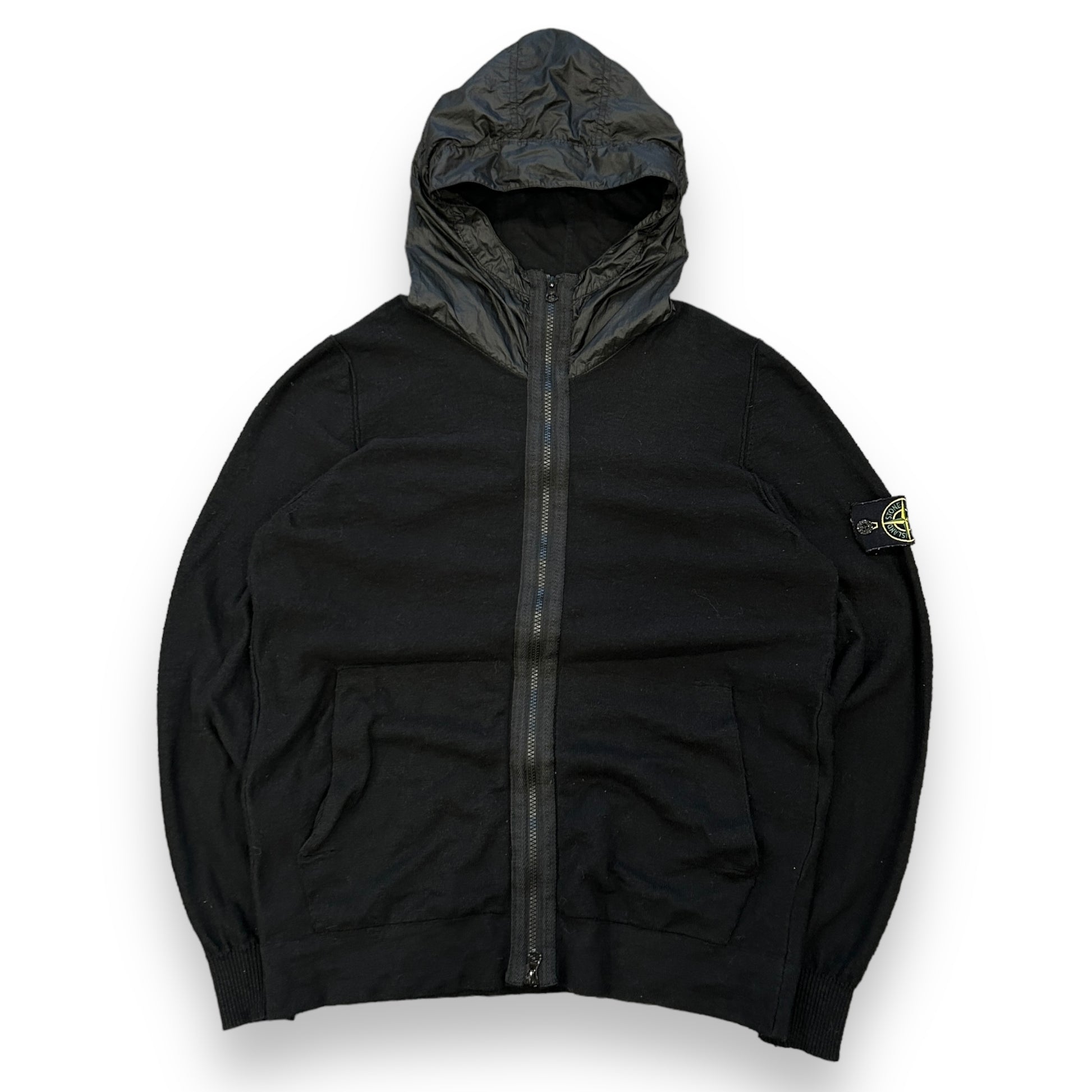 Stone Island Hooded Knit Jacket (L)