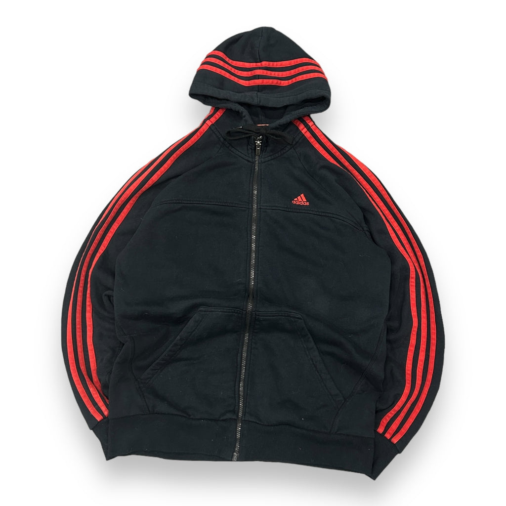 00s Adidas 3 Stripe Hoodie (M)