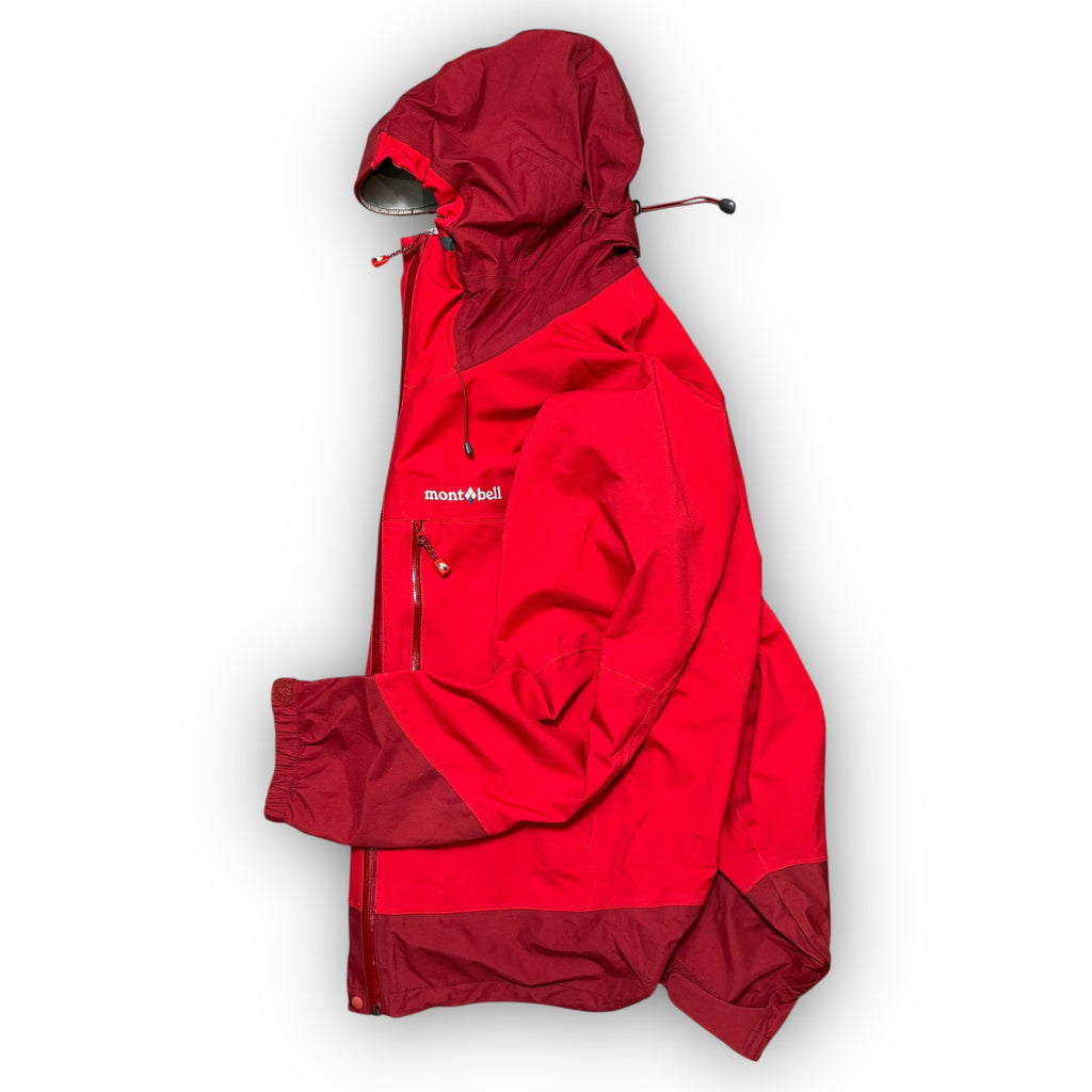 Red Montbell GORE-TEX Hard Shell Jacket (XL)