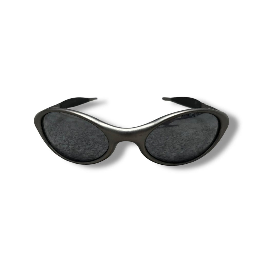 Silver Oakley Eye Jacket 1.0 Sunglasses