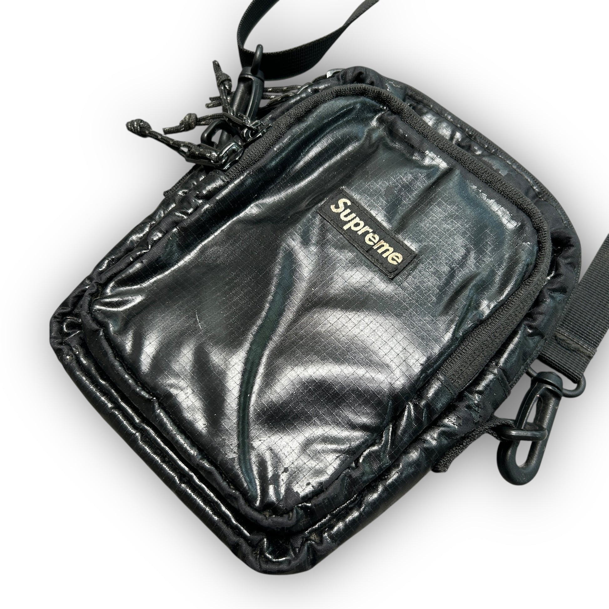 Black Supreme Cordura Side Bag