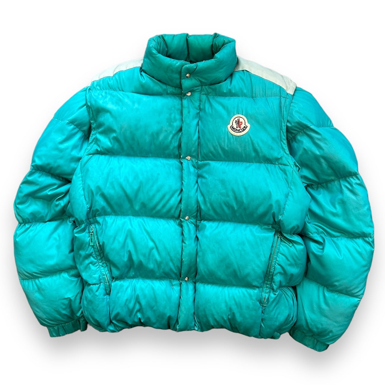 80s Moncler Blue Puffer Coat (XL)
