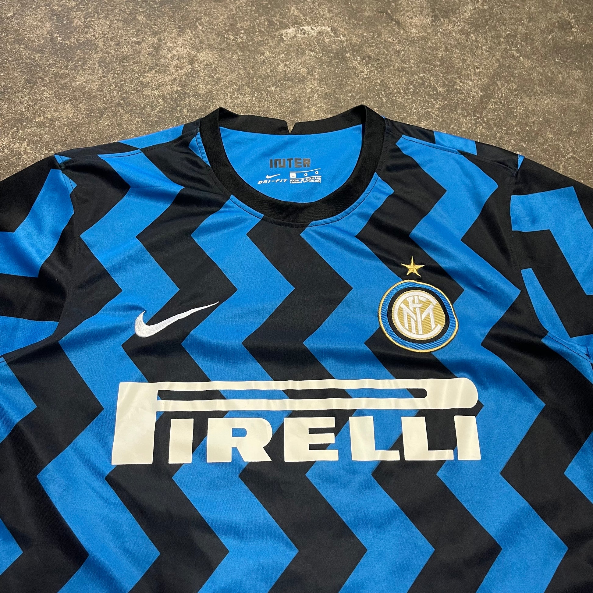 2020/21 Inter Milan Home Football Shirt (#9 LUKAKU)