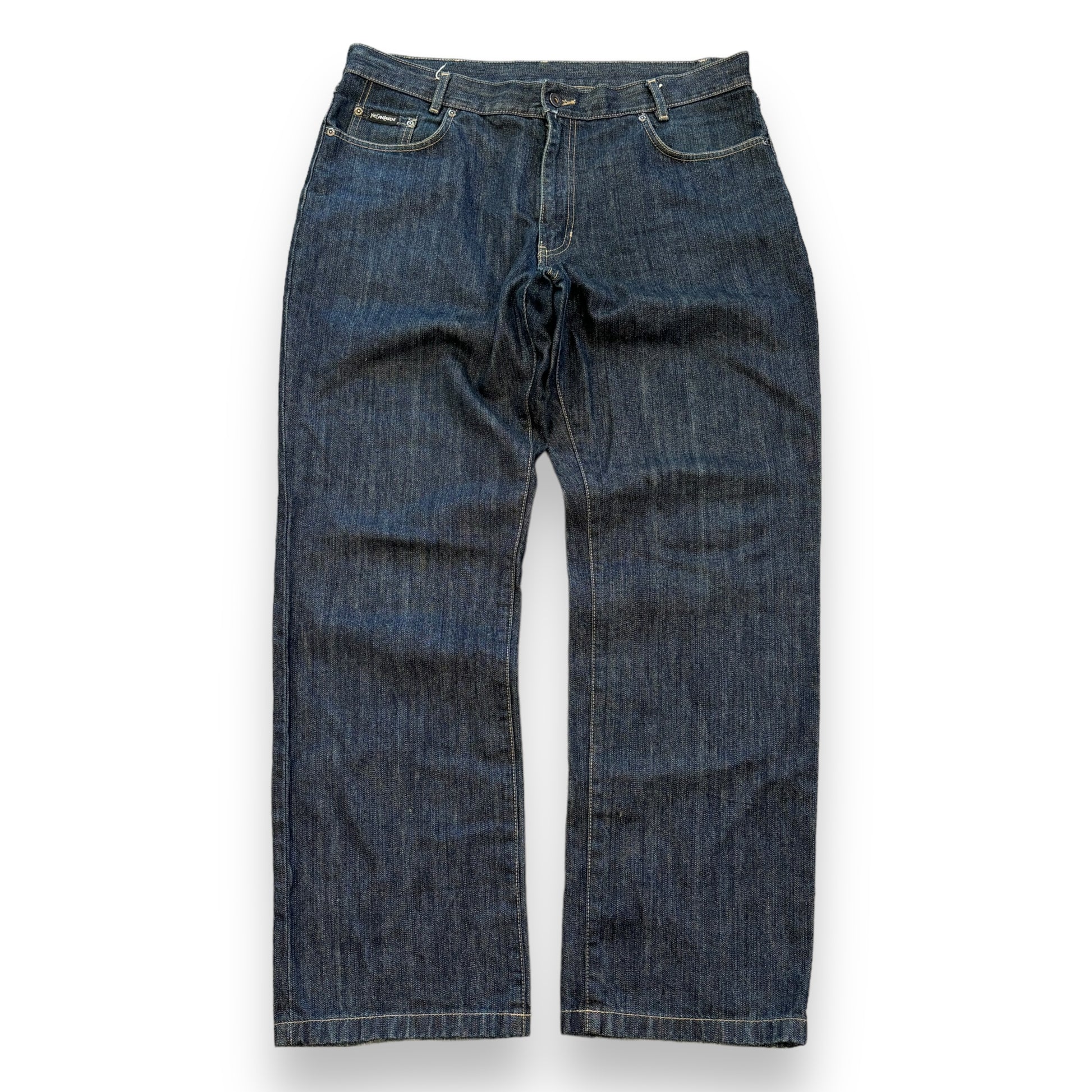 YSL Navy Baggy Jeans (36W)