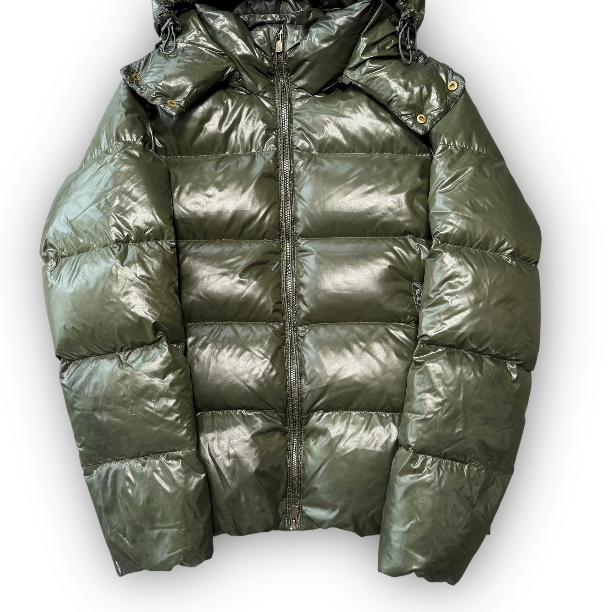 Green Puffer Coat (M)