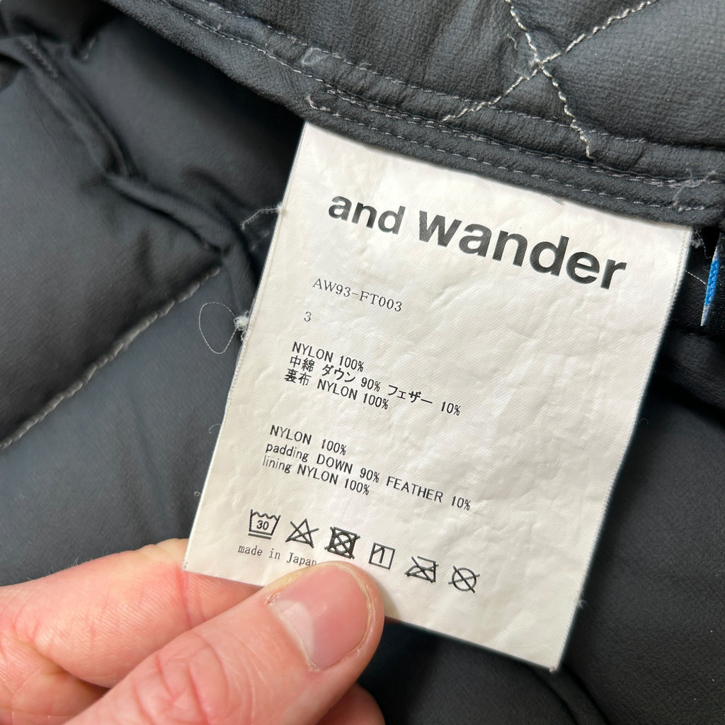 And Wander Diamond Stitch Puffer (M)