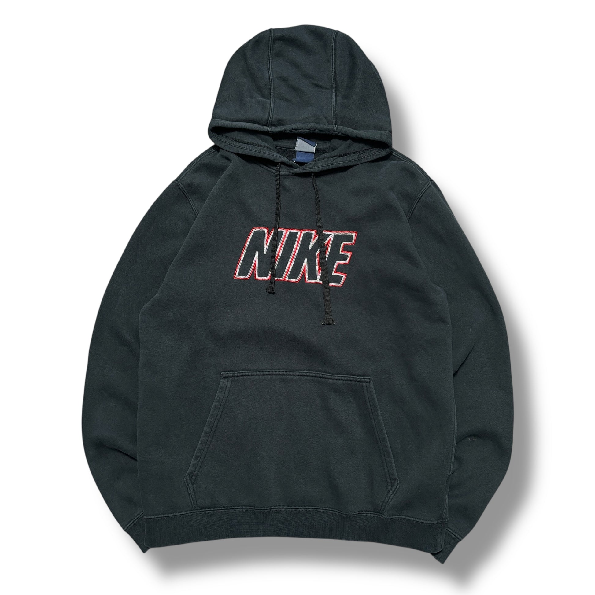 00s Black Nike Club Hoodie (M)