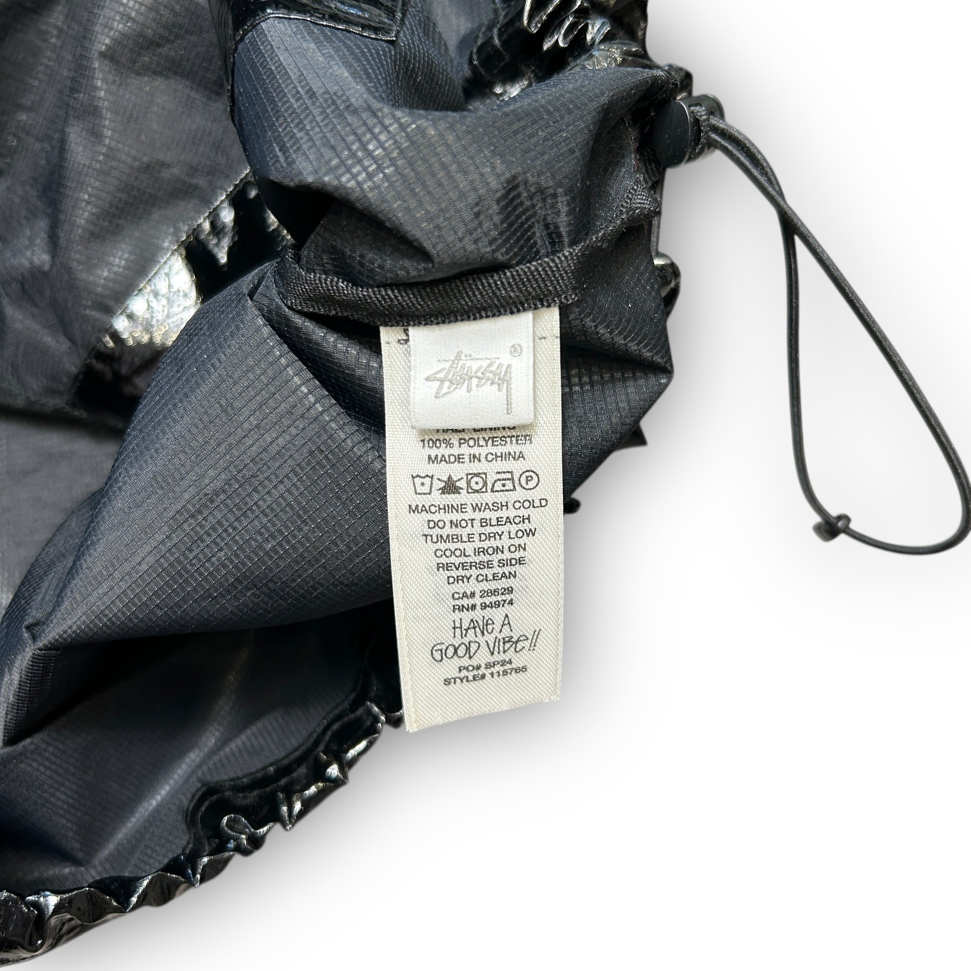 Stussy Beach Shell Coated Ripstop Jacket (S)