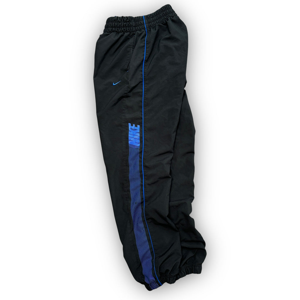 00s Black Nike Track Pants (M)