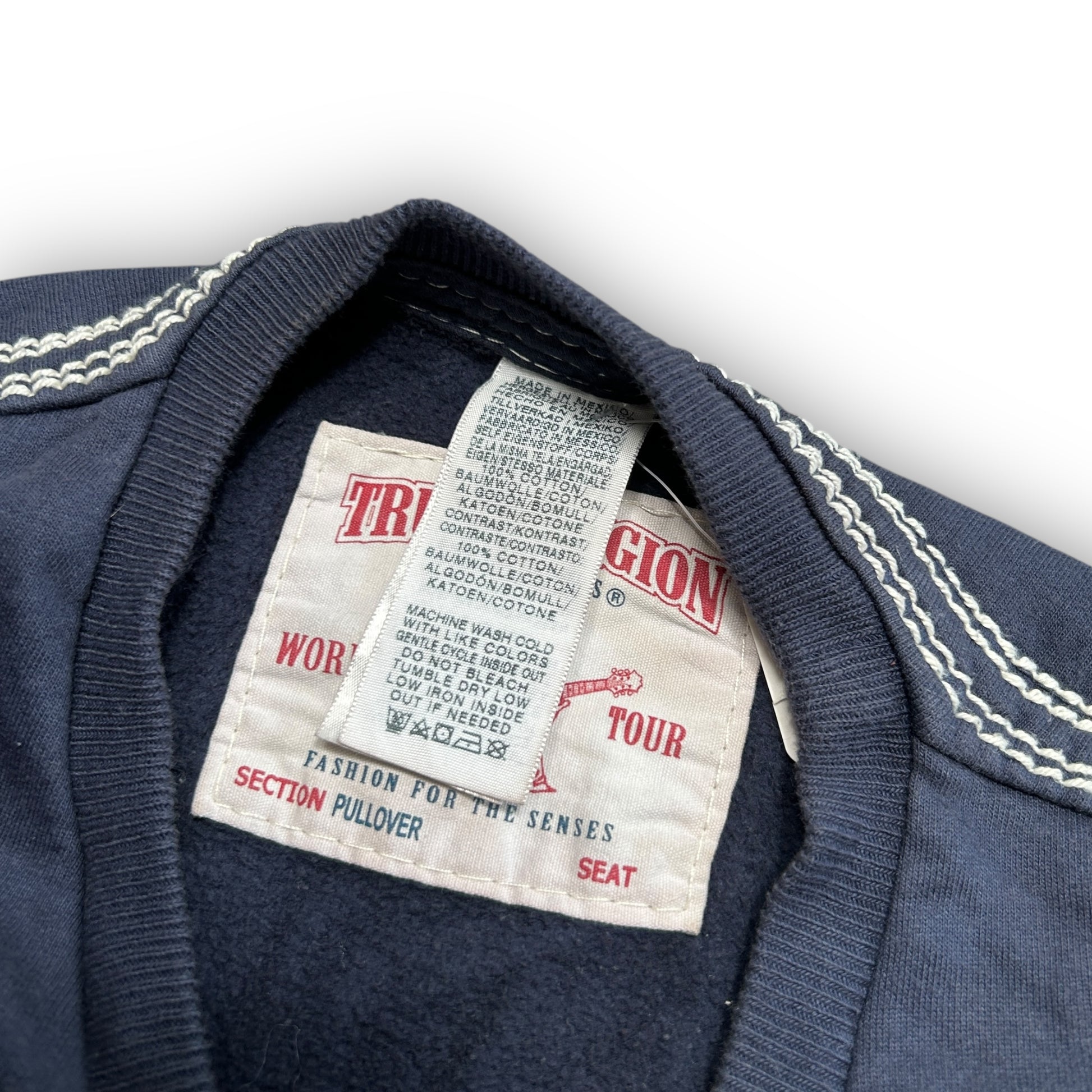 True Religion Contrast Stitch Sweatshirt (M)