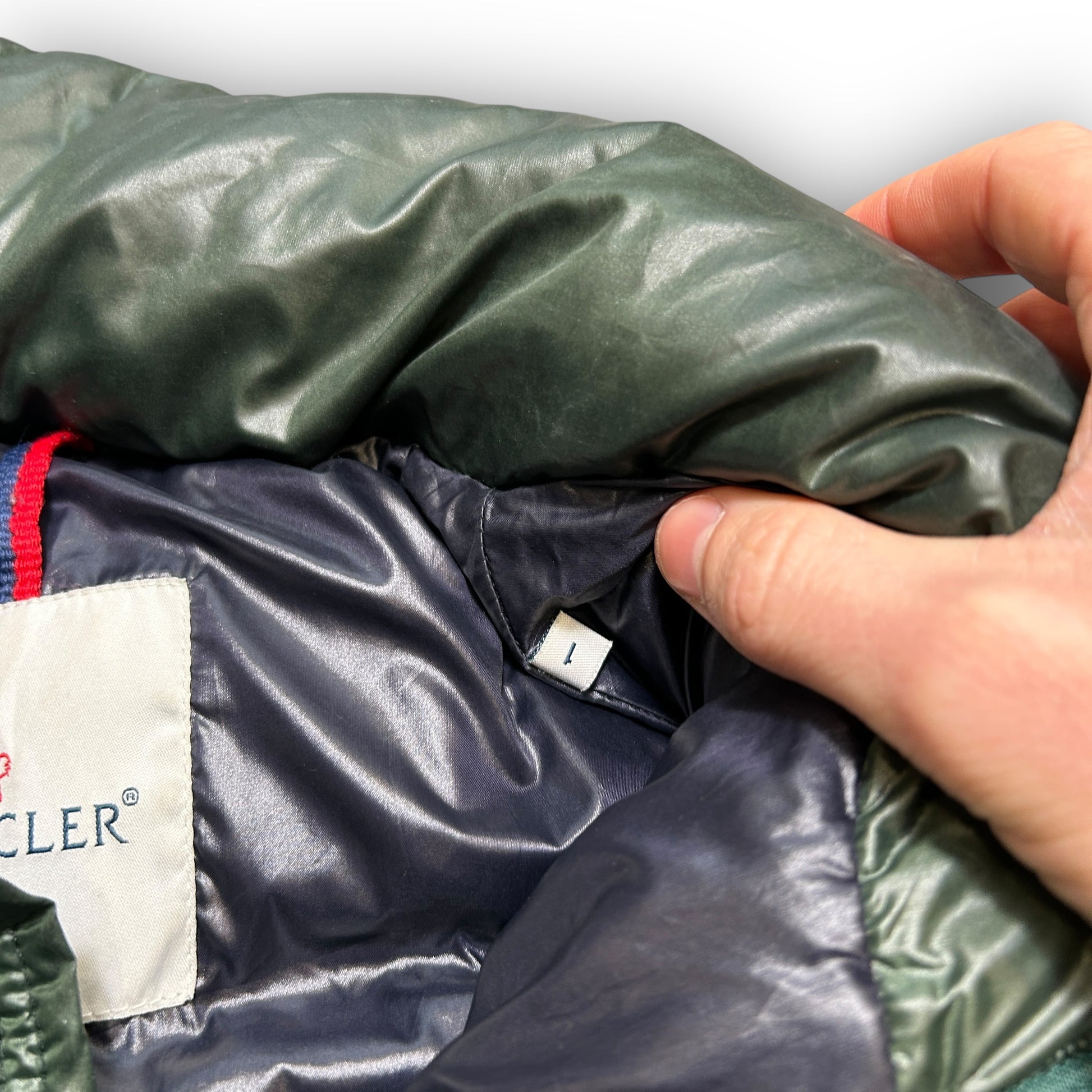 Green Moncler Maya Puffer Coat (S)