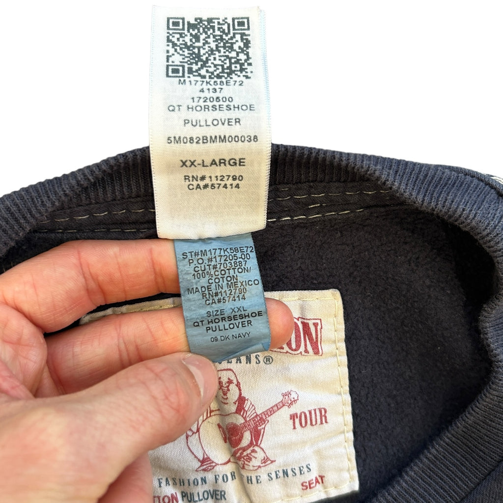 True Religion Contrast Stitch Sweatshirt (XXL)