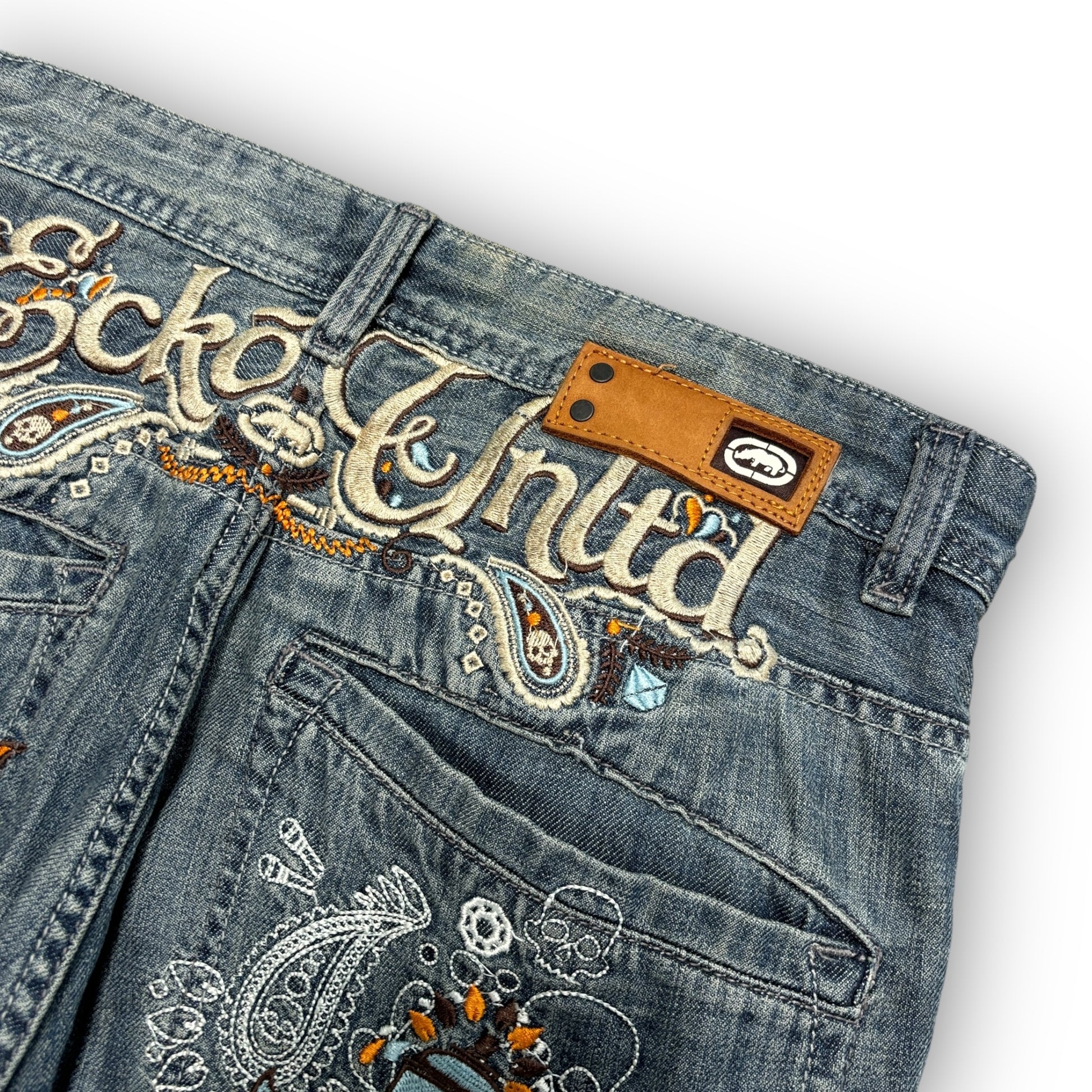00s Ecko Embroidered Jeans (34")