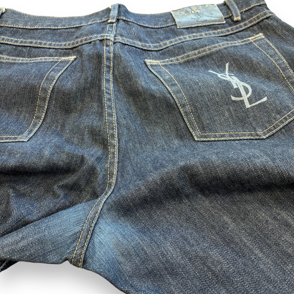 YSL Navy Baggy Jeans (36W)