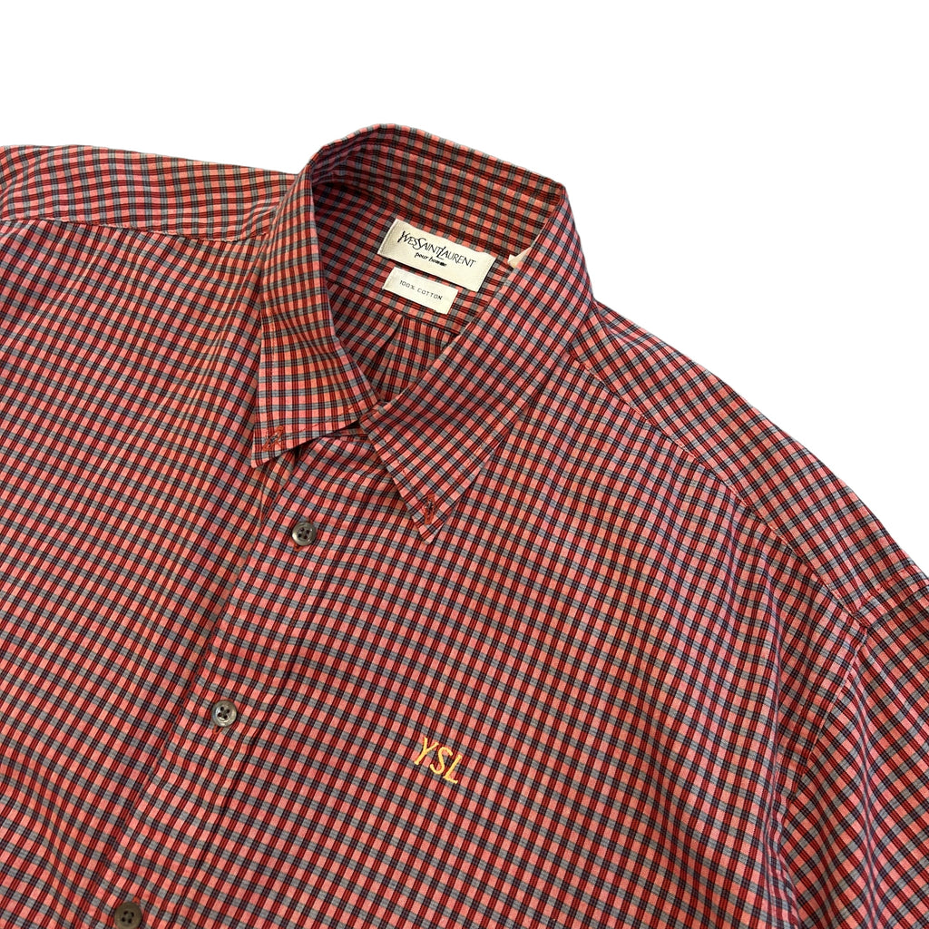 YSL Checkered Shirt (L)