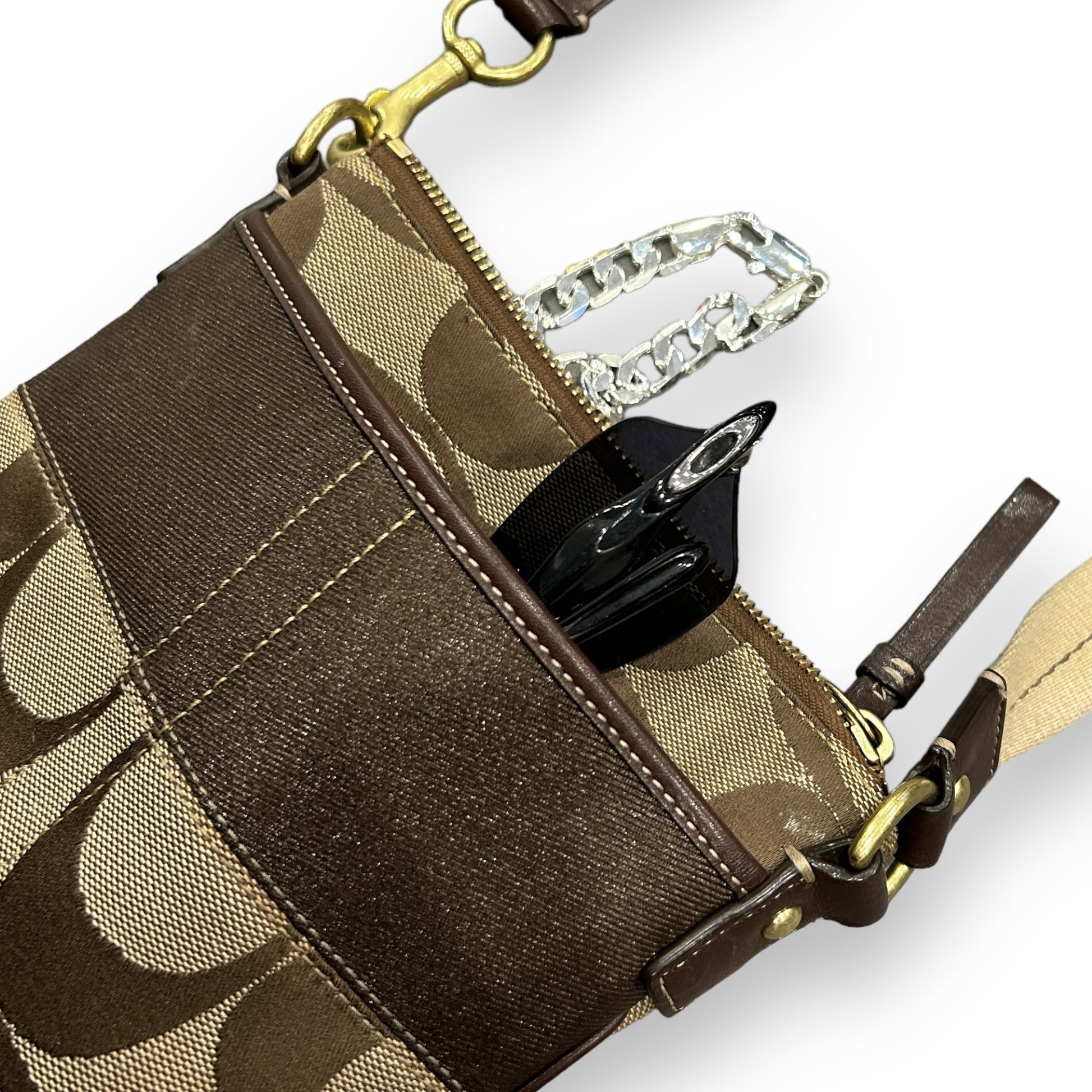 Coach Monogram side bag