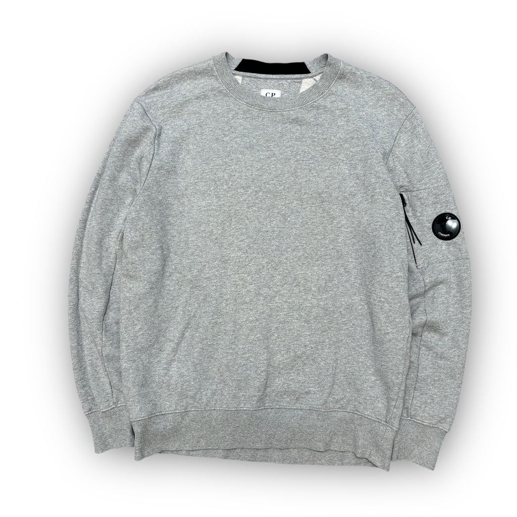 Grey C.P Company Lens Sweatshirt (M)