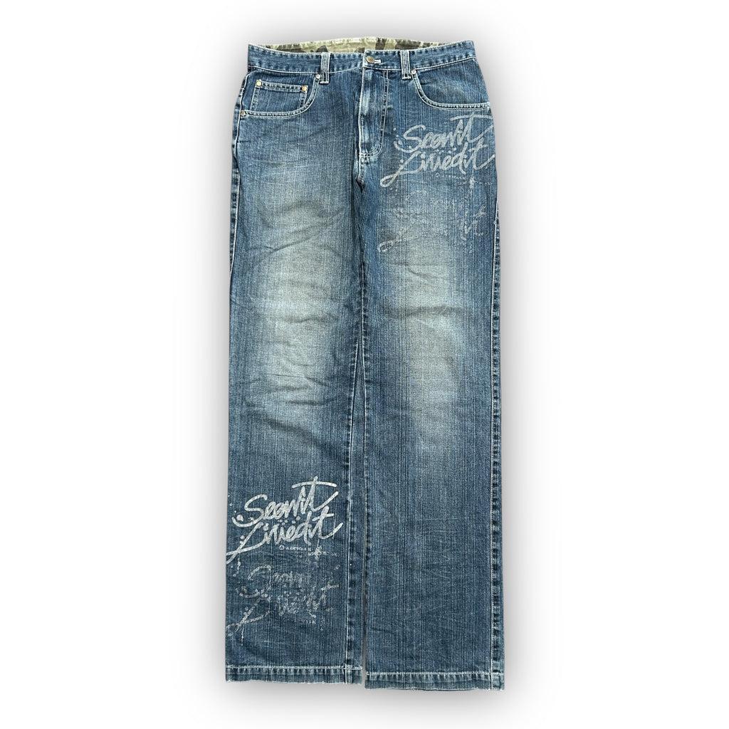 Airwalk Archive Graphic Baggy Jeans (30")
