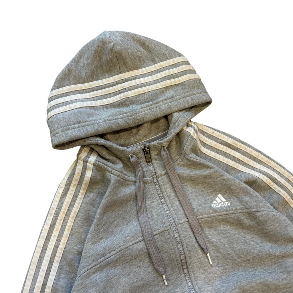 00s Grey Adidas Essentials Hoodie (L)