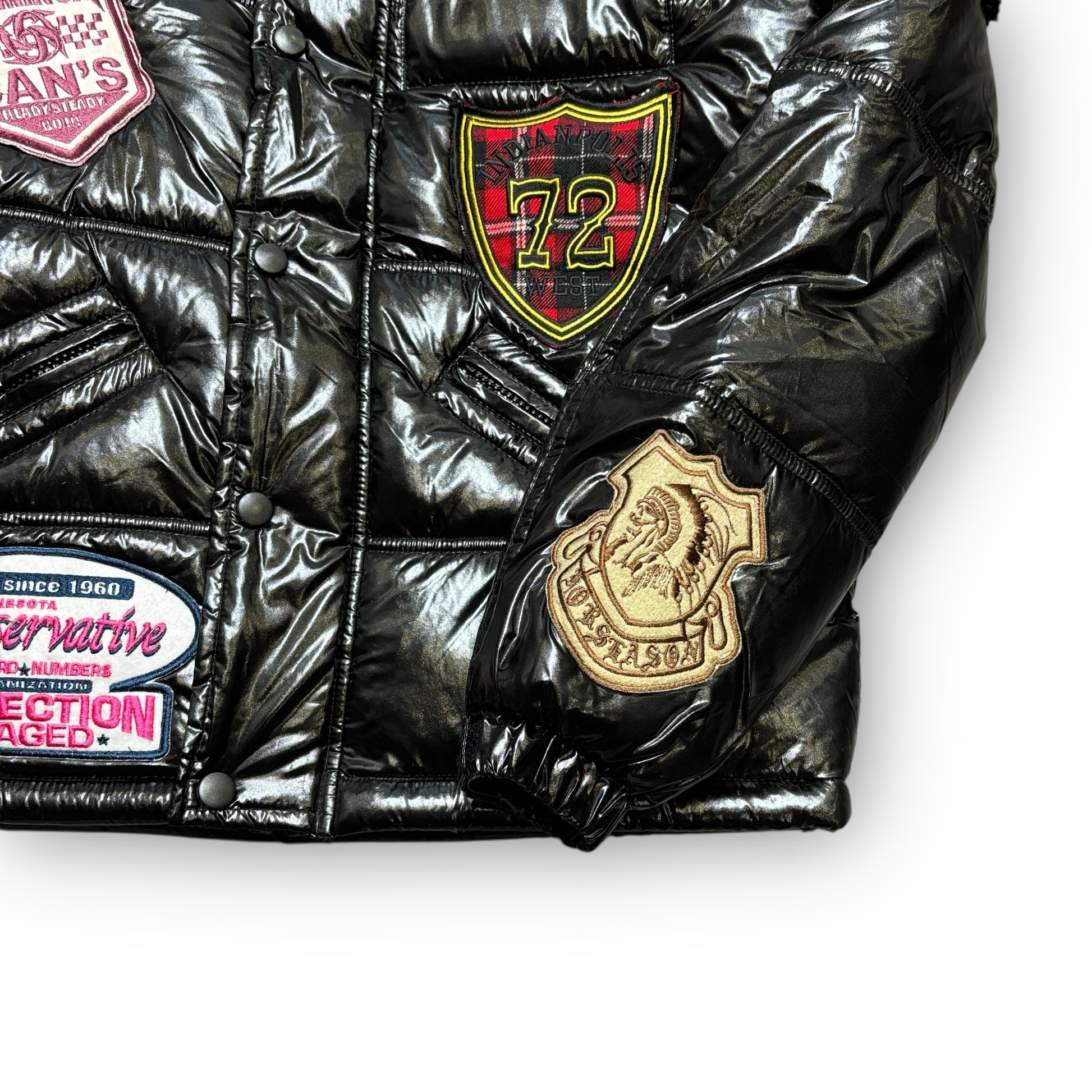 Six Star Fur Hood Puffer Jacket (M)