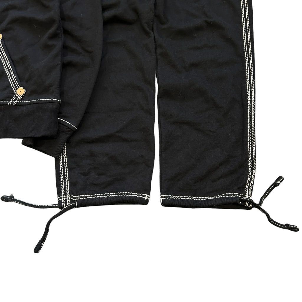 Black True Religion Contrast Stitch Tracksuit (M)